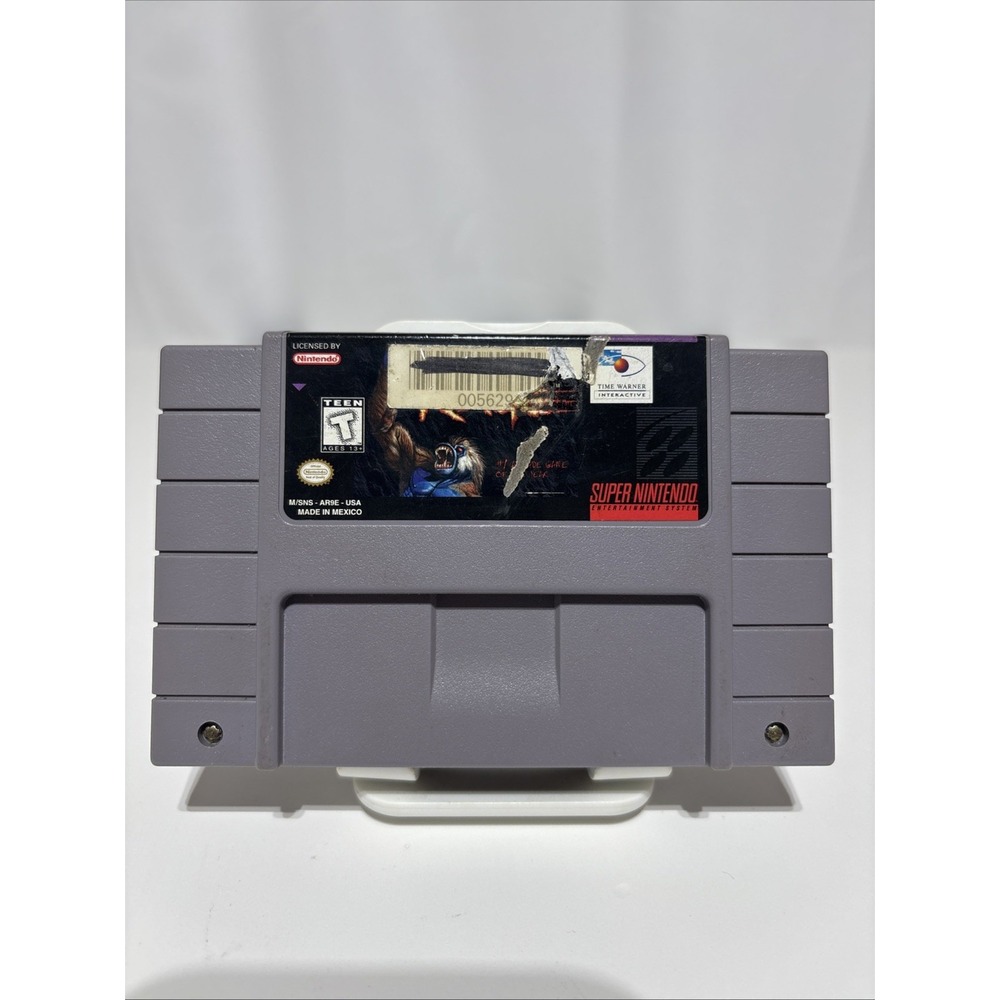 Primal Rage Super Nintendo Entertainment System 1995 SNES Tested